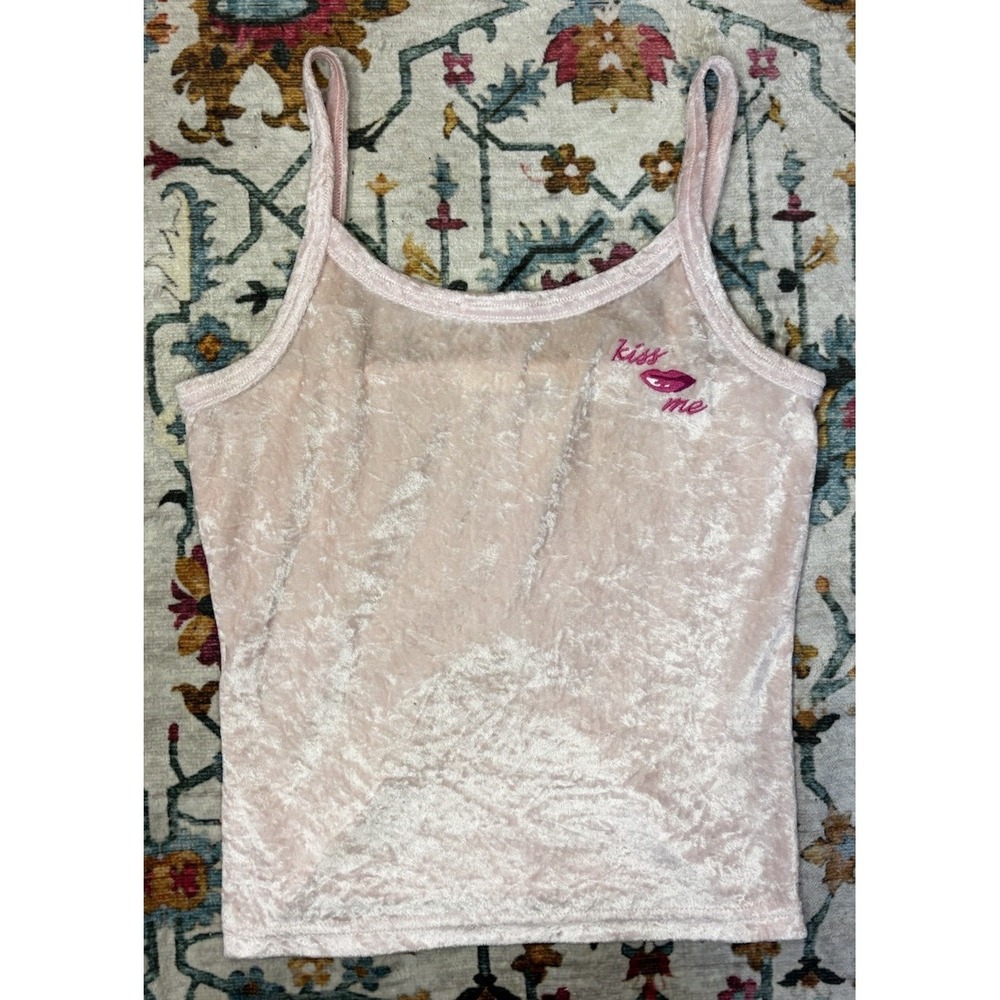❤️❤️Velvet Buttery Soft Slip Top Women's Medium Cami "kiss Me"